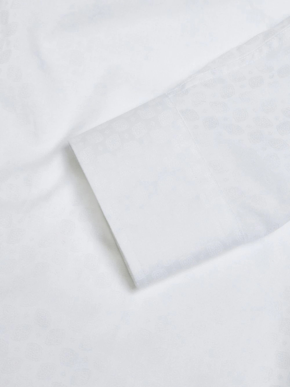 Etro Slim Fit Twill Shirt For Men In White