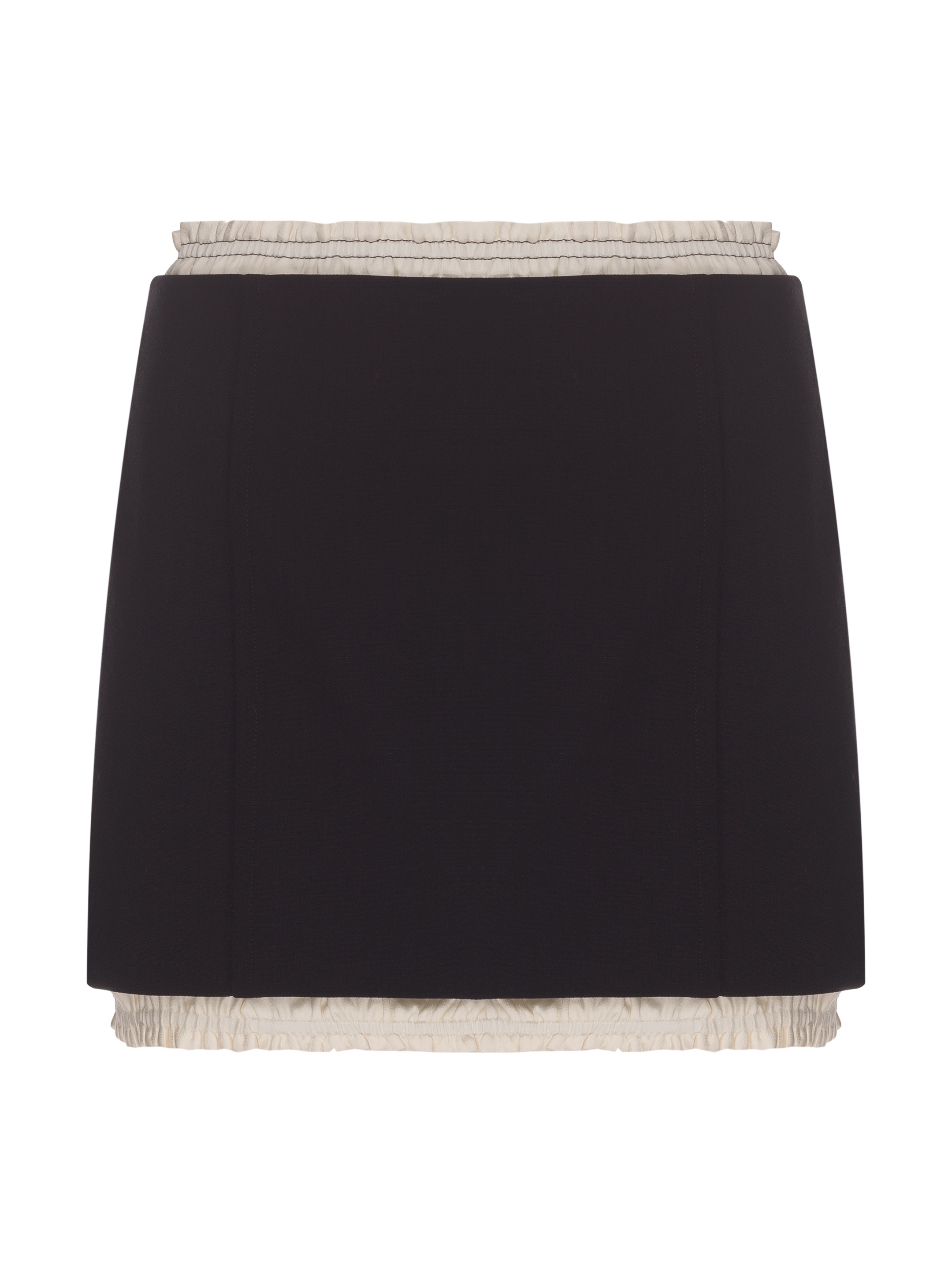VICTORIA BECKHAM VICTORIA BECKHAM RUCHED DETAIL MINI SKIRT 