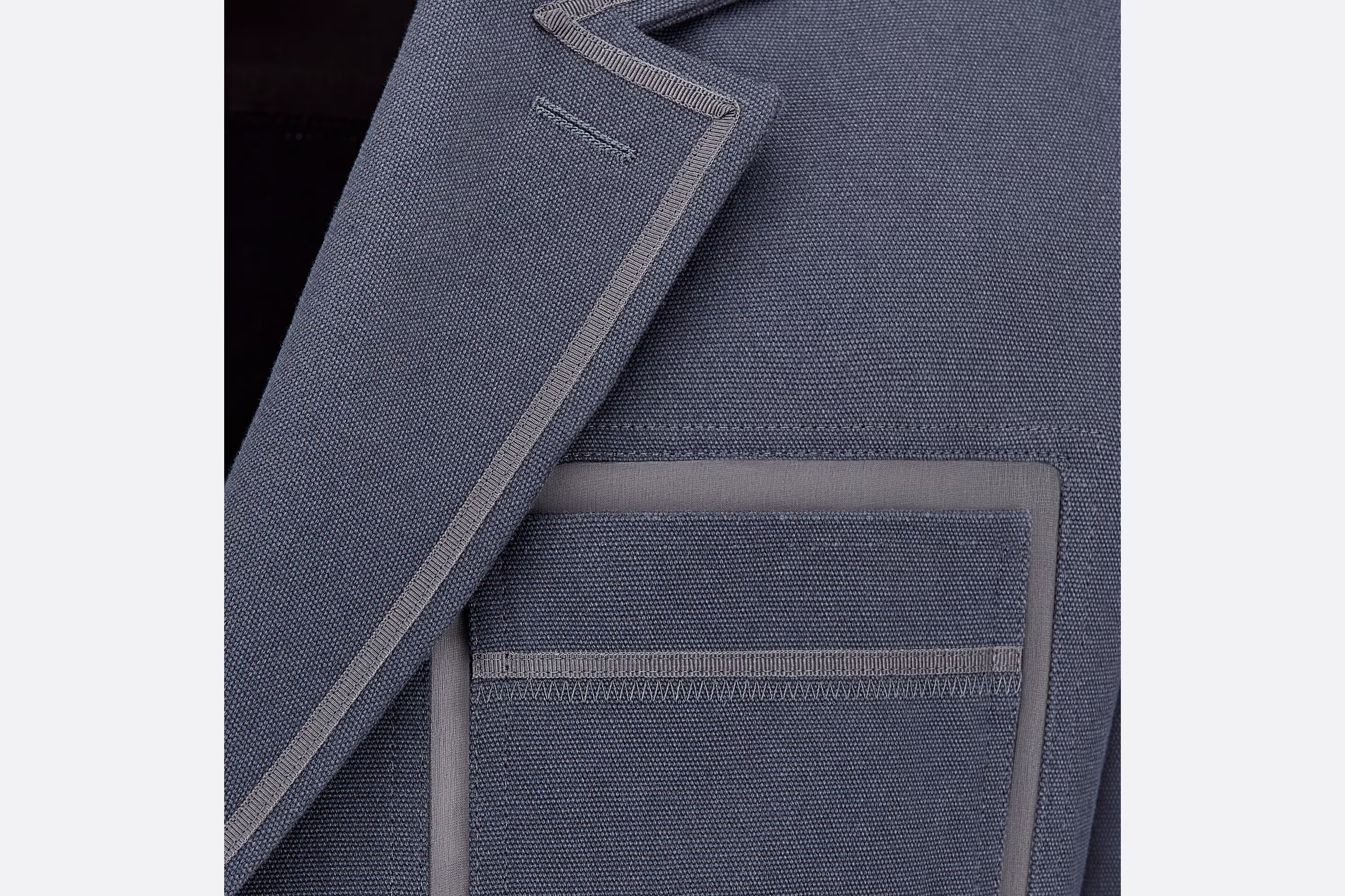 Dior Logo Suit Jacket In Blue