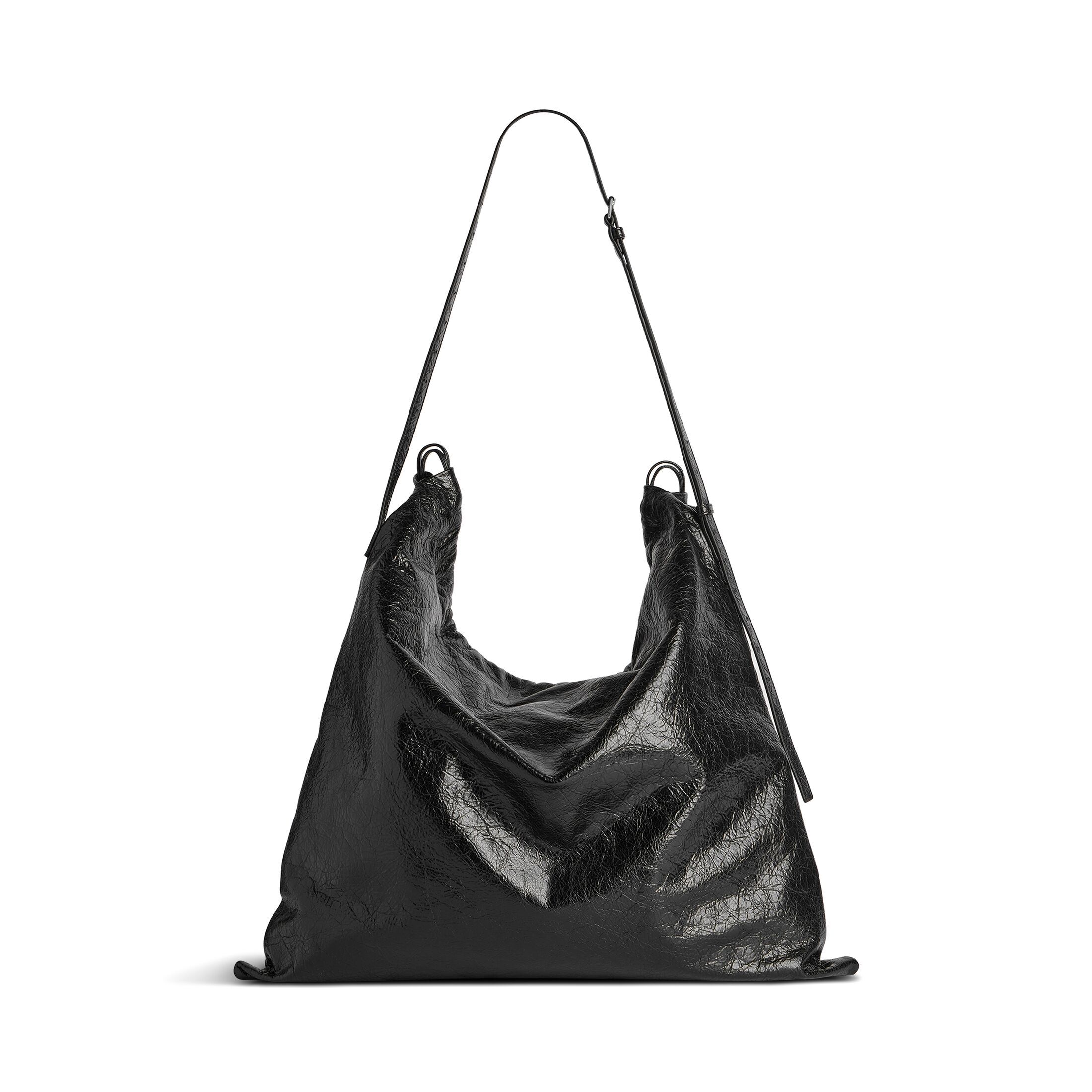 Balenciaga Large Adjustable Shoulder Bag In Black