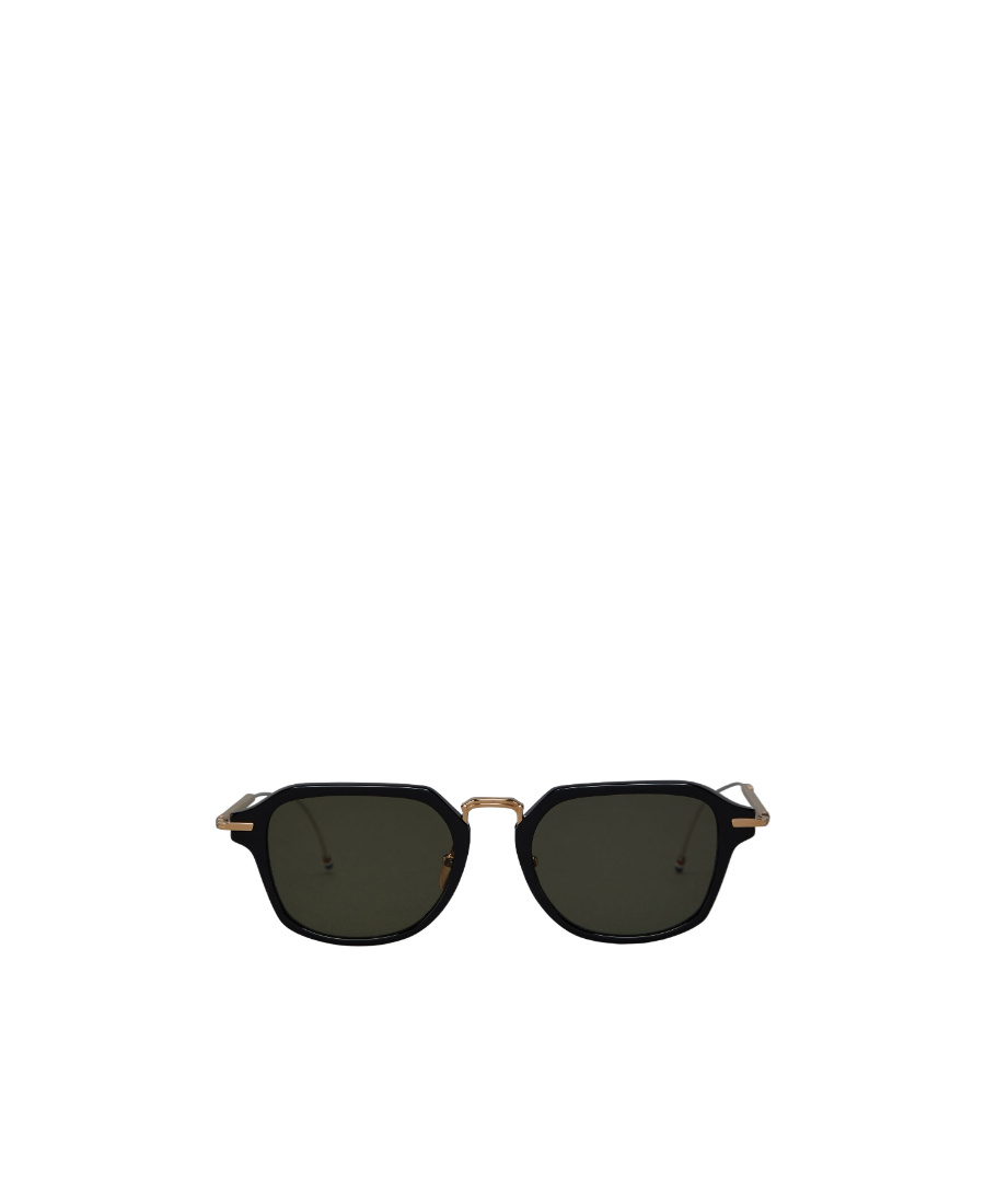 Thom Browne Geometric-frame Tinted Sunglasses In Black