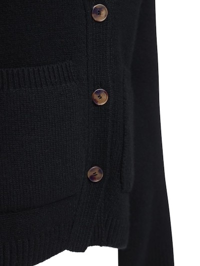 KHAITE CASHMERE KNITTED CARDIGAN