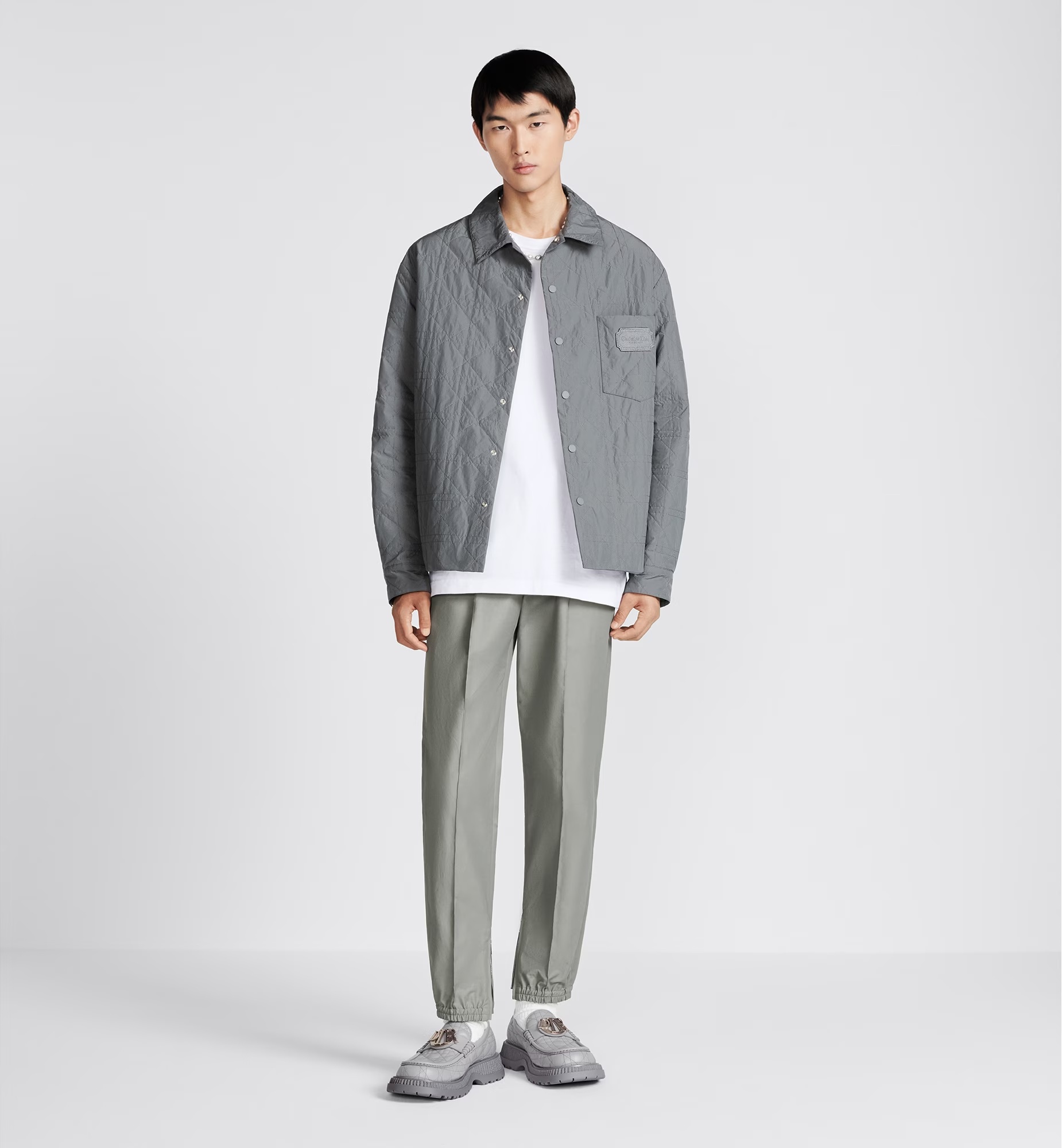 Dior Rope Waist Sweatpants In Gray