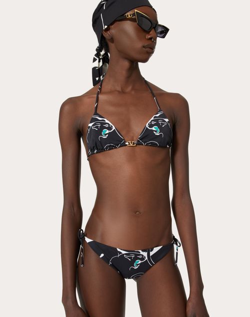 Valentino Panther Lycra Bikini