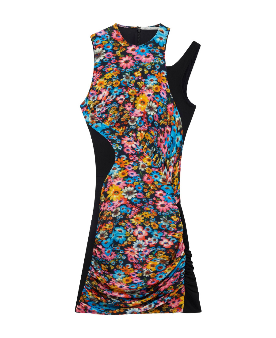 Stella Mccartney Melissa Floral-print Minidress In Multicolor