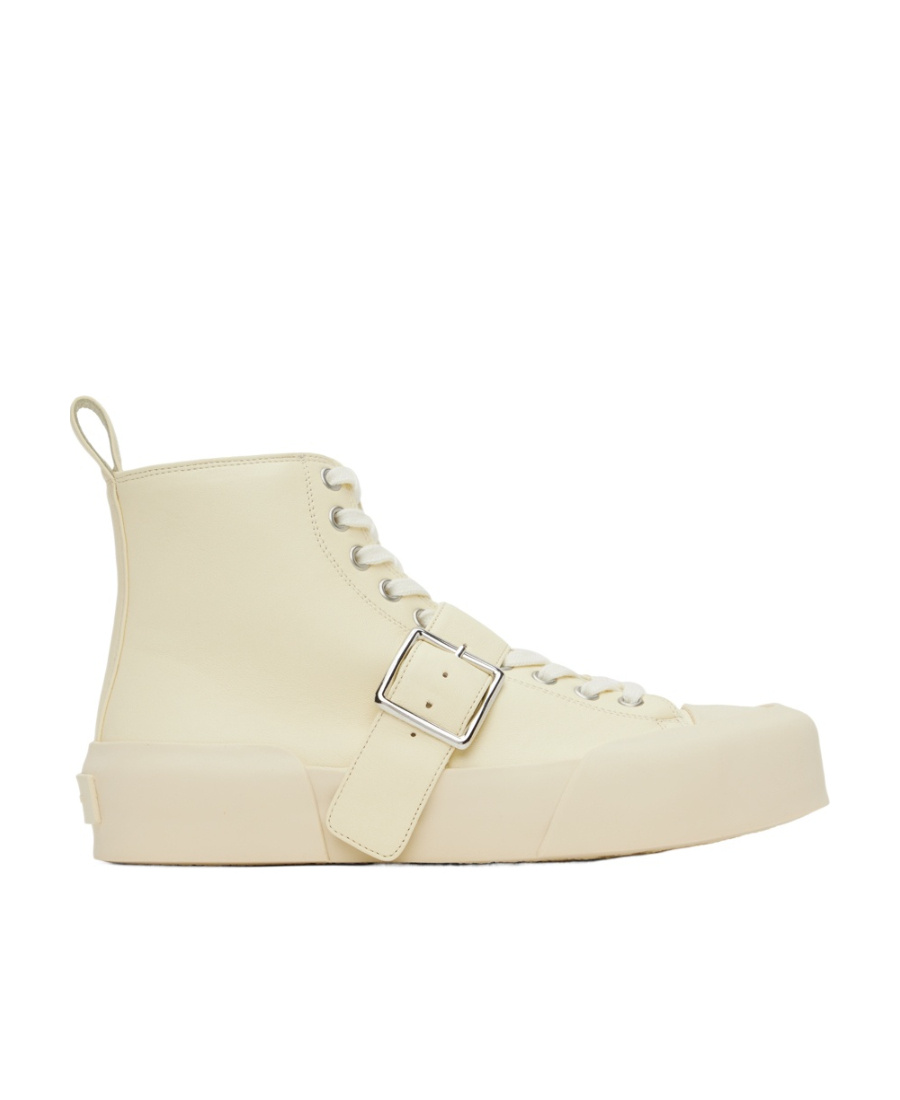 JIL SANDER ROUND HEAD LACE-UP CASUAL SPORTS SHOES