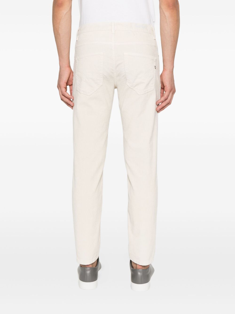 Dondup Natural Straight Leg Jeans In White