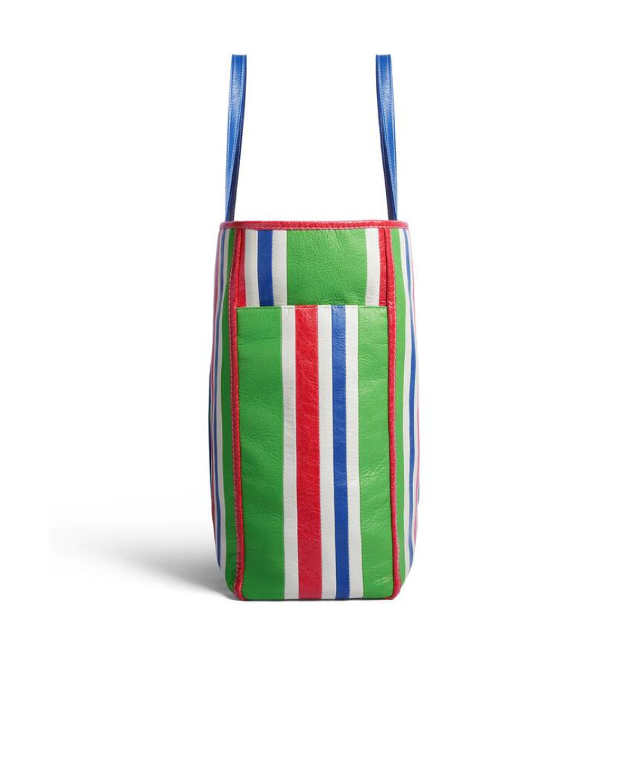 Balenciaga Men's Chatelet Carry All Xl Tote Bag In Green/red/blue/white In Green