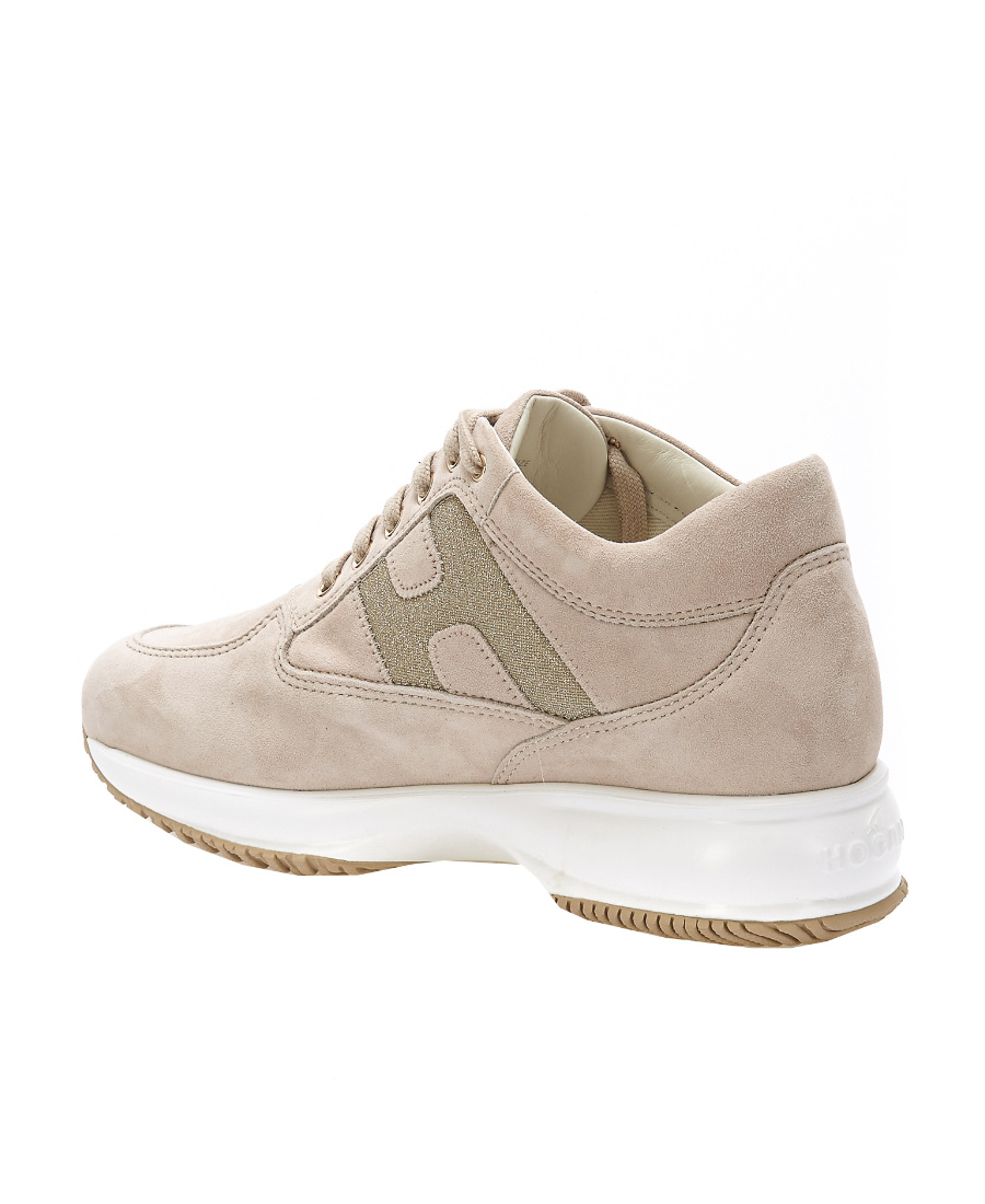 Hogan Interactive Low-top Sneakers In Nude