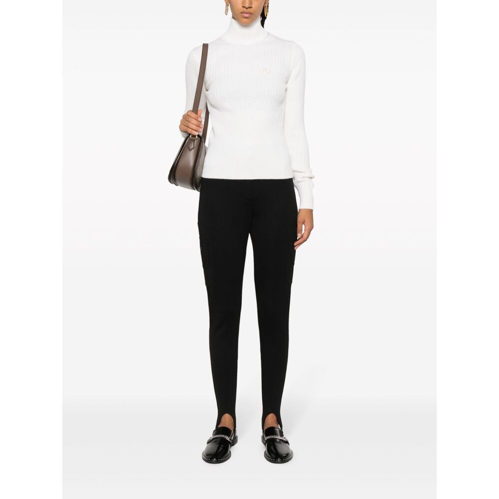 Casablanca Belt Loop Belt Casual Pants In Black