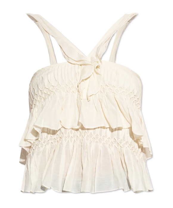 Isabel Marant Étoile Daren Sleeveless Top In White