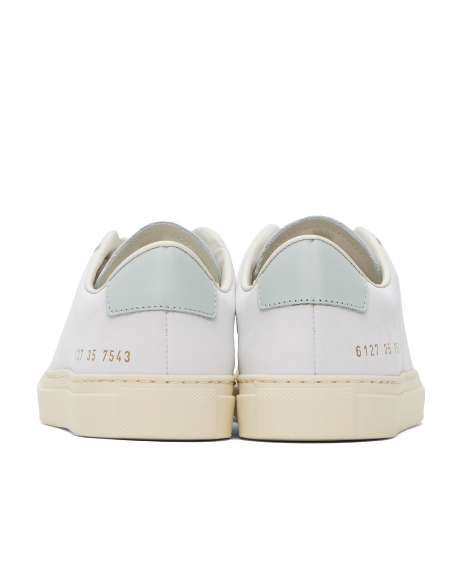 Common Projects Front Strapped Low-top Casual Shoes In White