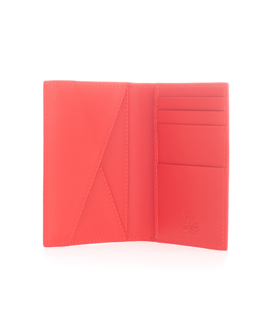 Christian Louboutin Stud Embellished Cardholder In Black