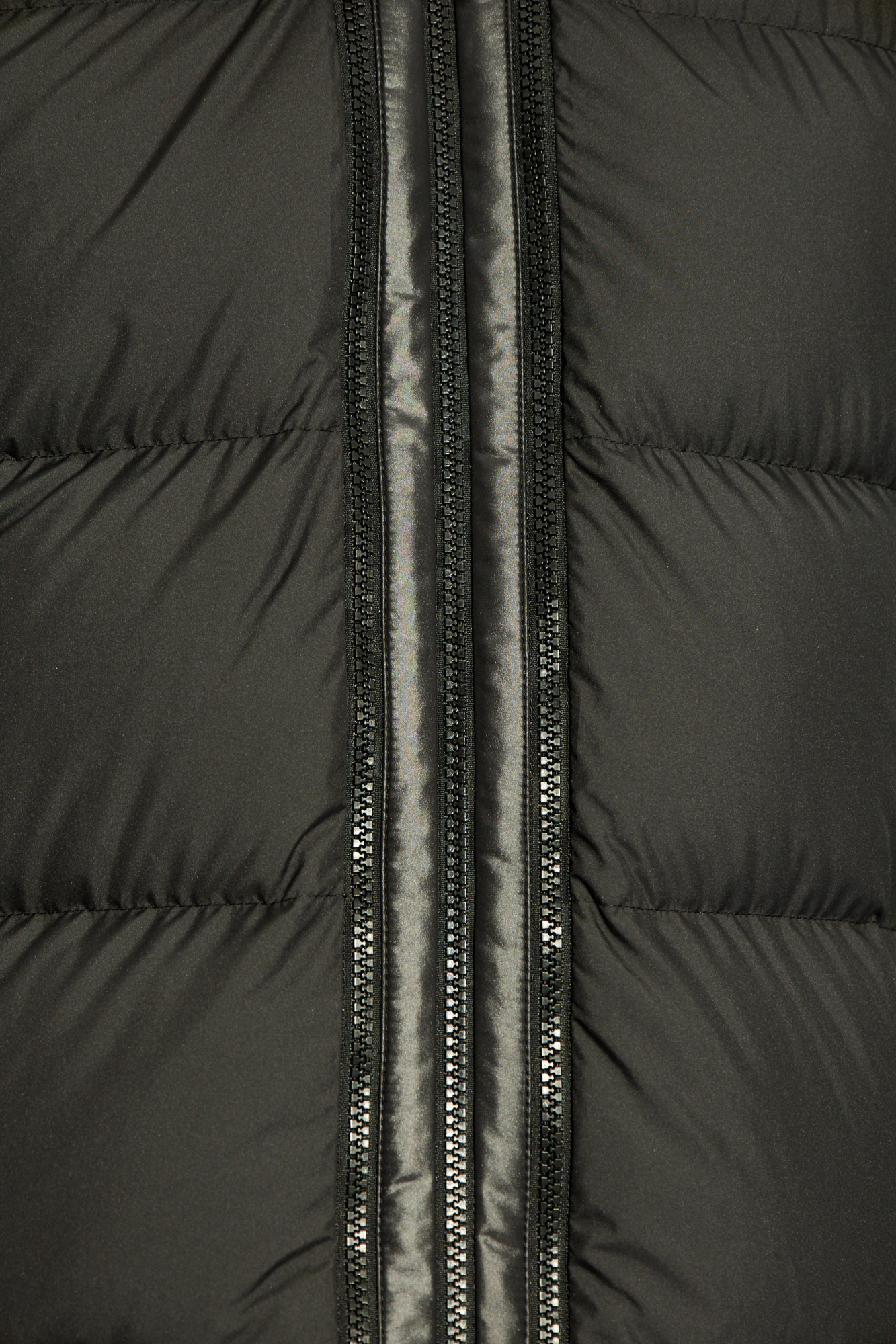 Moncler Zip-up Hooded Puffer Jacket In Black