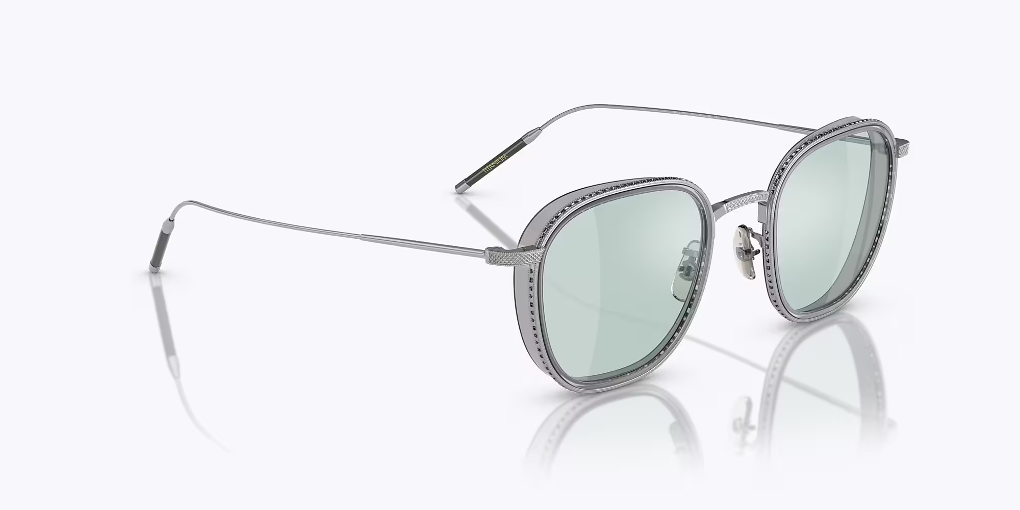Oliver Peoples Full-frame Plain Mirror In Blue