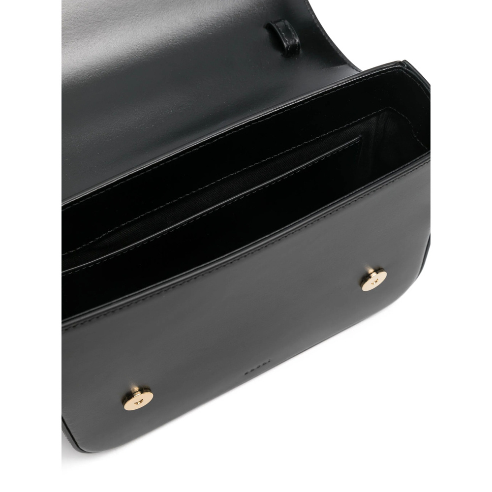Sacai Flip Shoulder Bag In Black