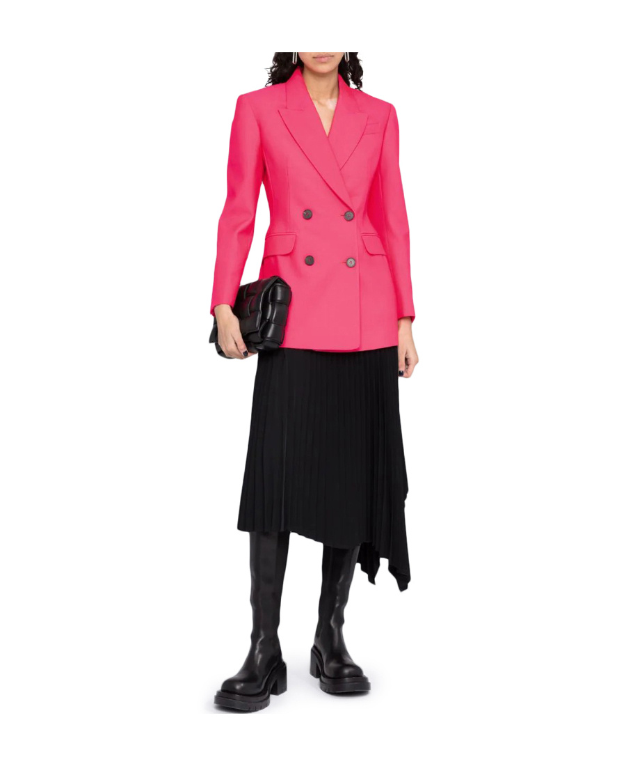 Alexander Mcqueen Double-breasted Blazer In Pink