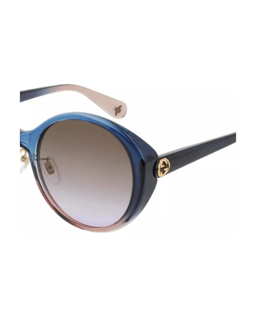 Gucci Logo Details Sunglasses In Multicolor