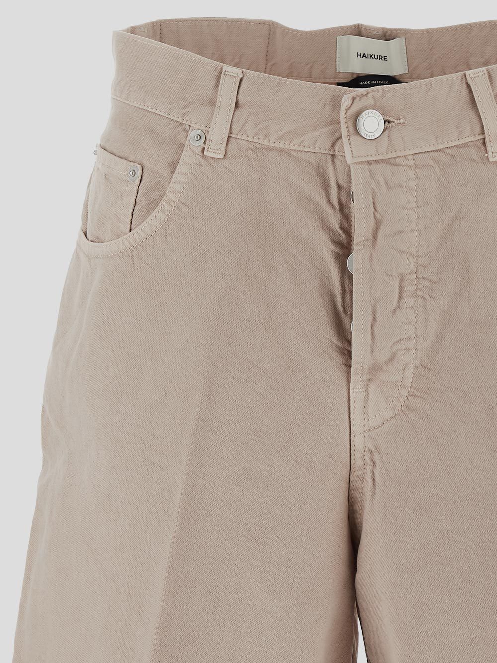 Haikure Denim Shorts With Belt Loops