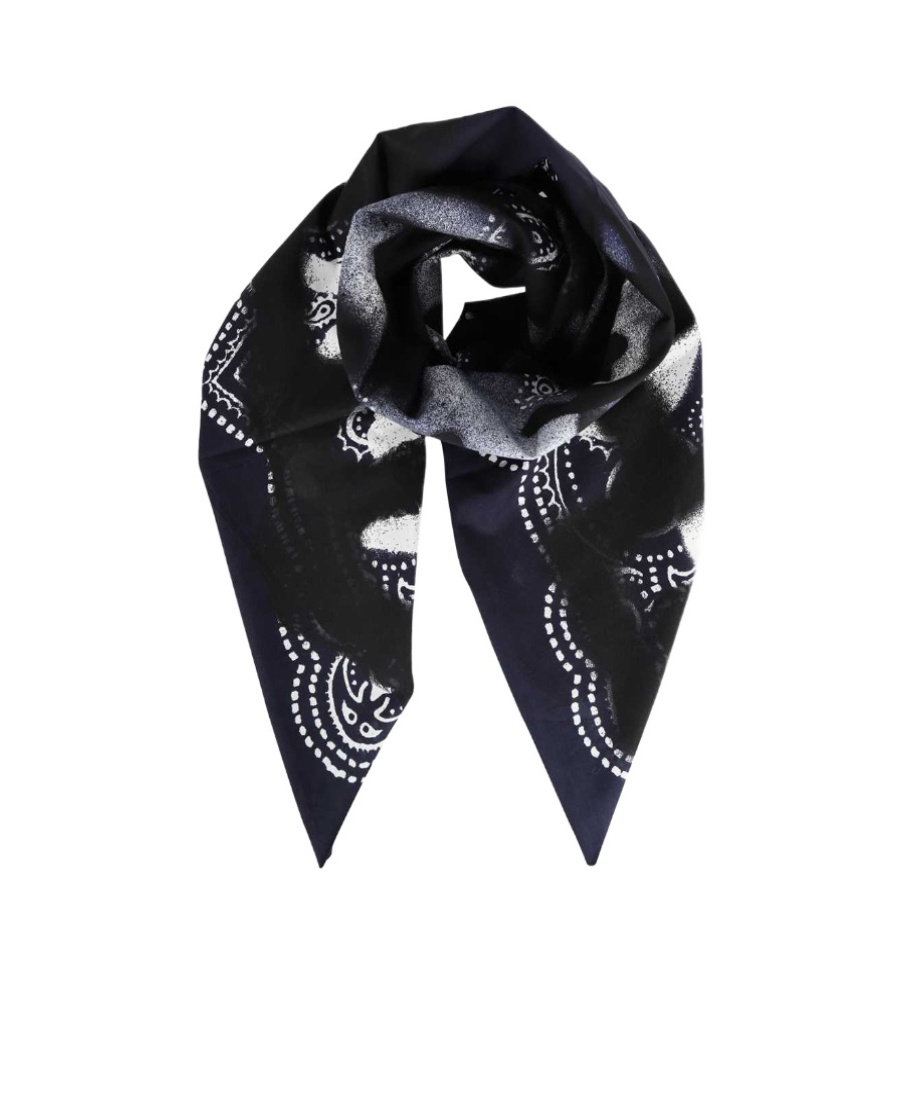 Givenchy Spray-paint Effect Scarf In Black