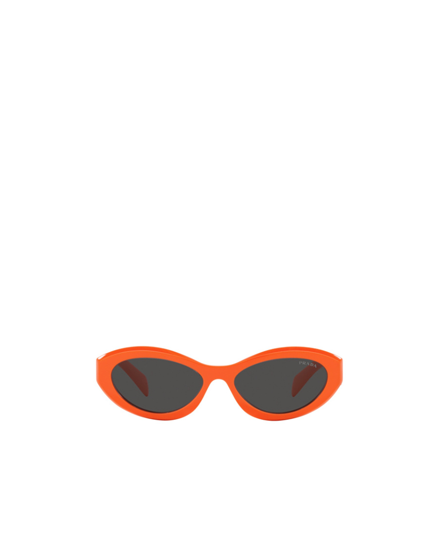 Prada Eyewear Oval-frame Sunglasses In Black