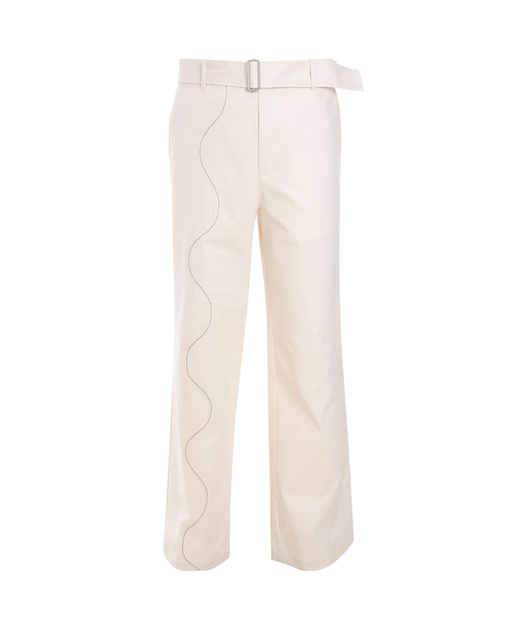 Msgm Straight-leg Trousers In White