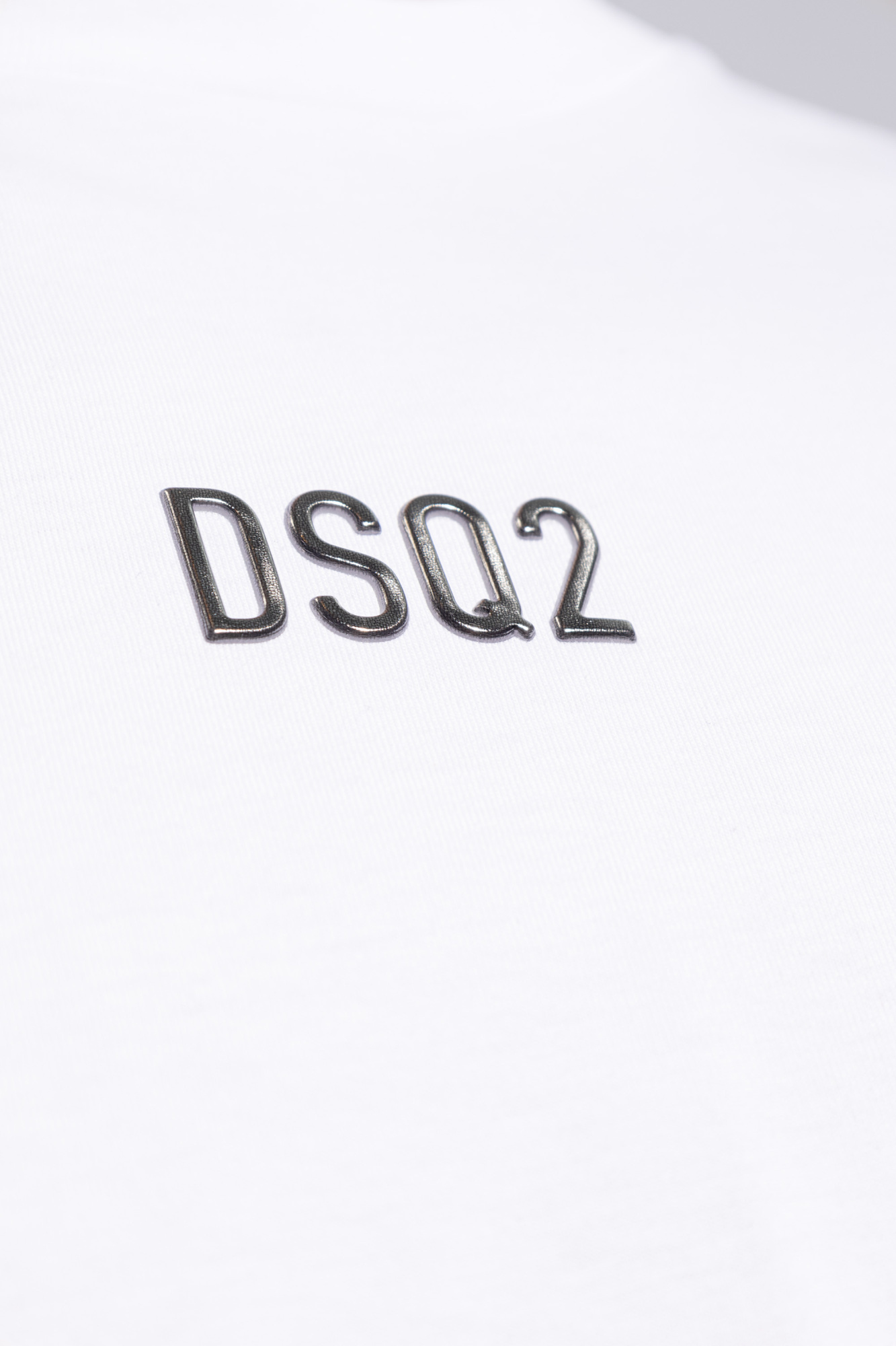 Dsquared2 Logo-stamp Cotton-blend T-shirt In White