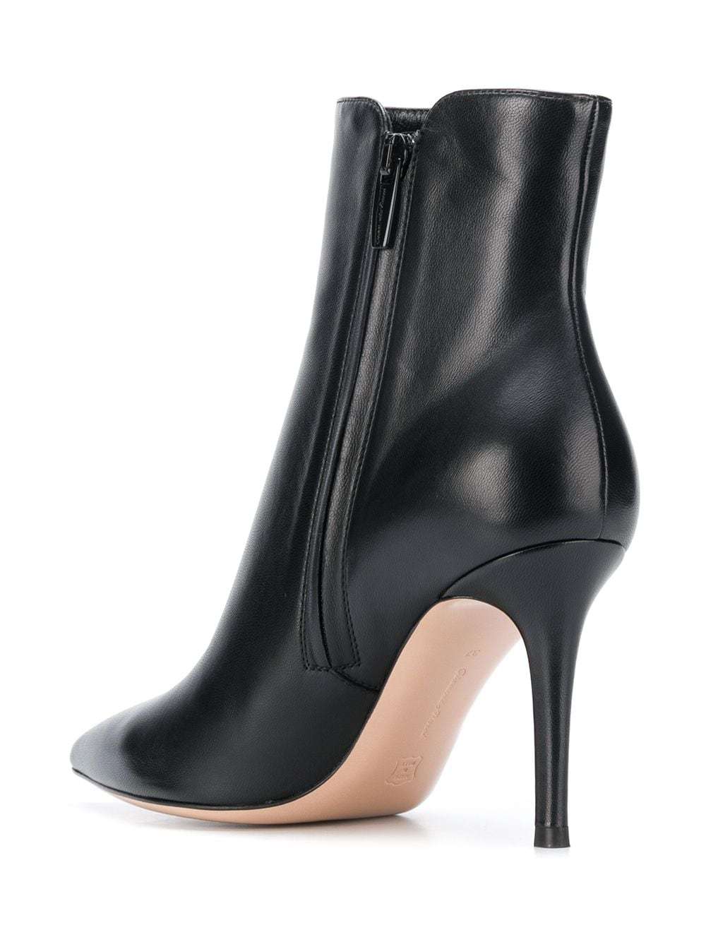 Gianvito Rossi Levy Ankle Boots In Black