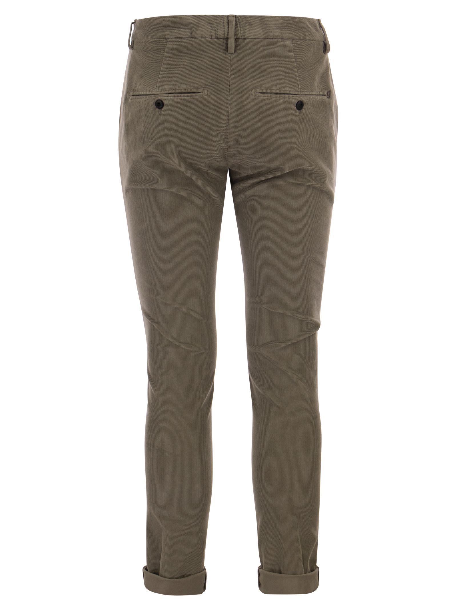 Dondup Men's Gaubert - Slim Milleraies Trousers In Green