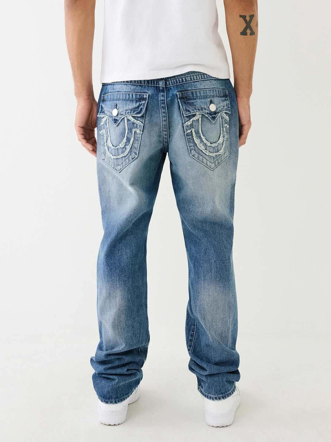 TRUE RELIGION BELT-LOOP JEANS
