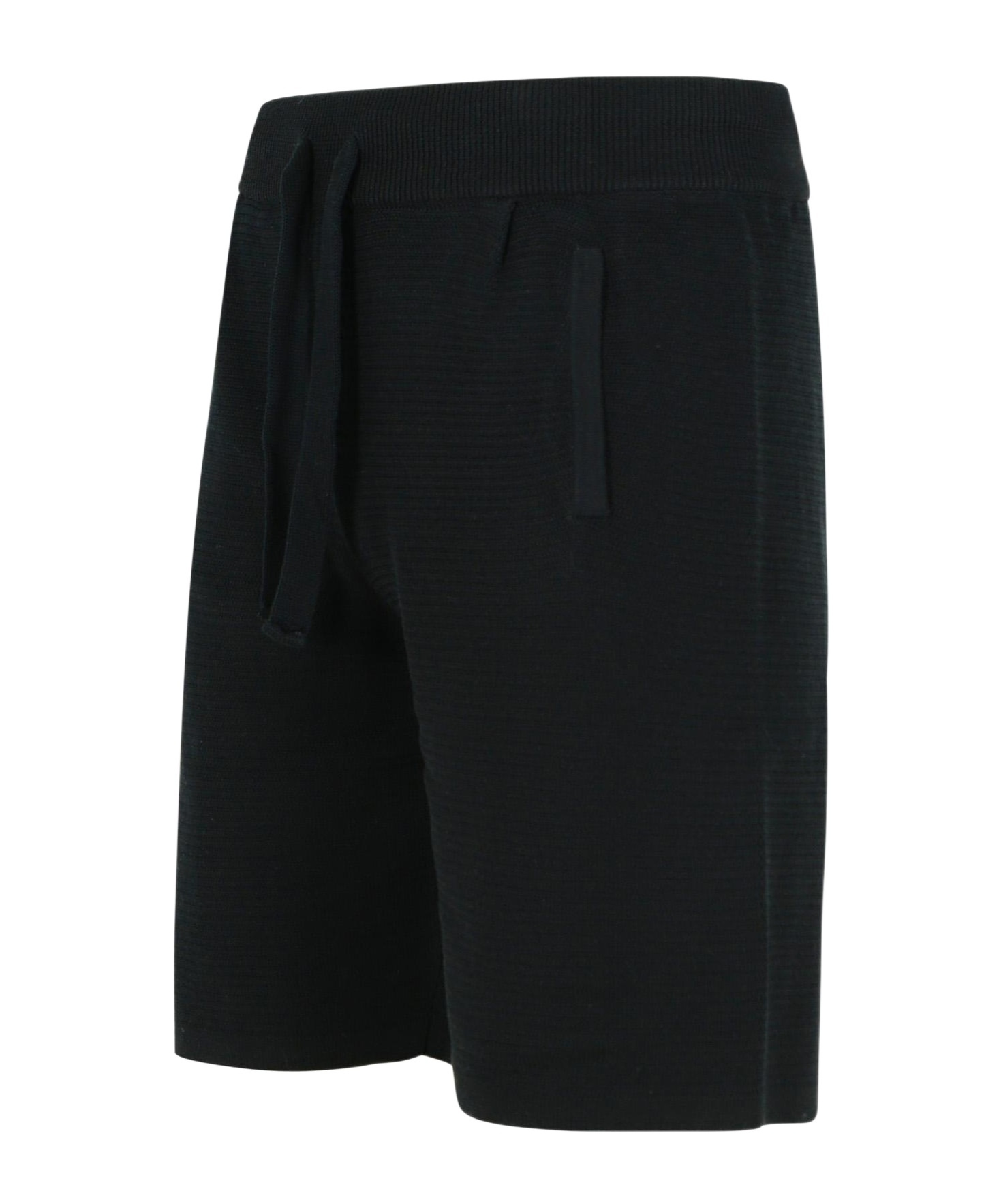 Shop Laneus Bermuda Shorts In Black