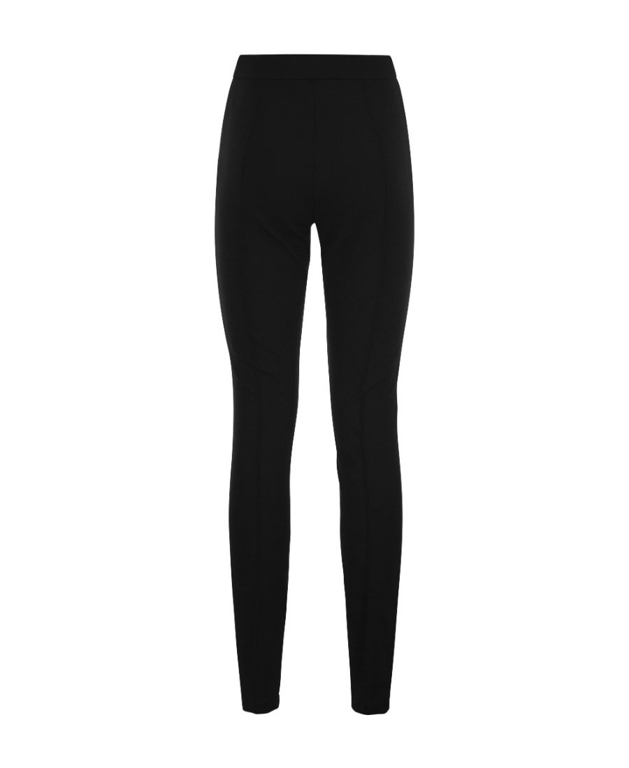 Max Mara High-waist Slim-cut Trousers In Black