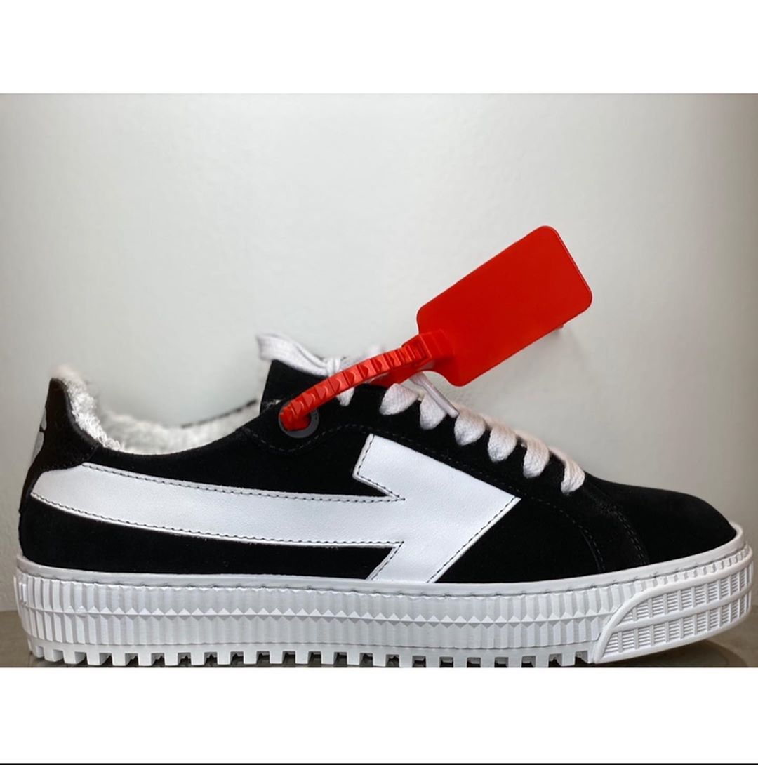Shop Off-white Arrow Logo Sneakers In White