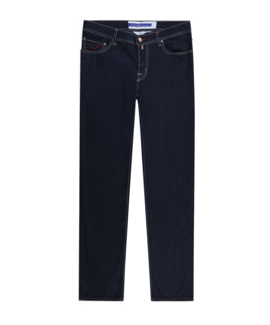 Jacob Cohen Multi-pocket Denim Trousers In Black