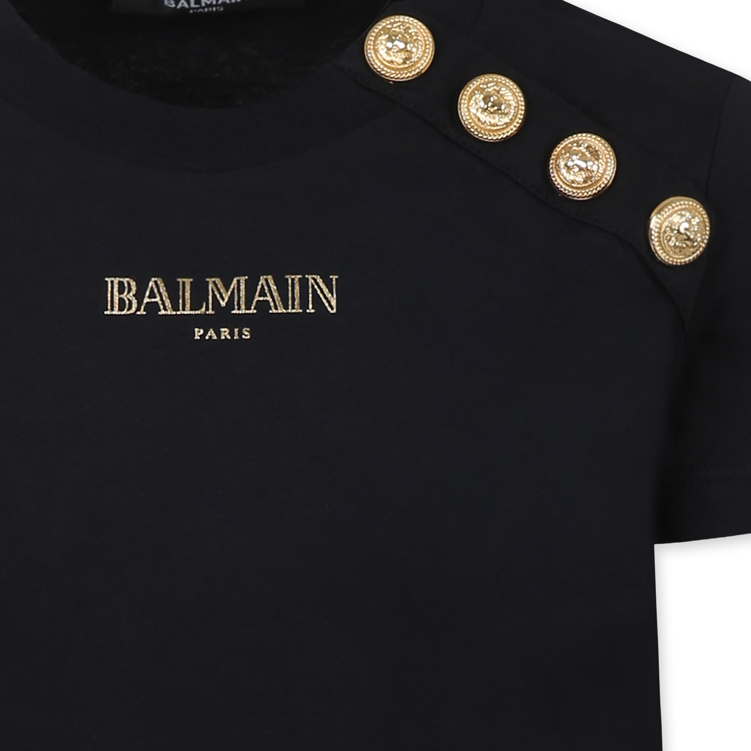 Balmain Short-sleeved T-shirt In Black