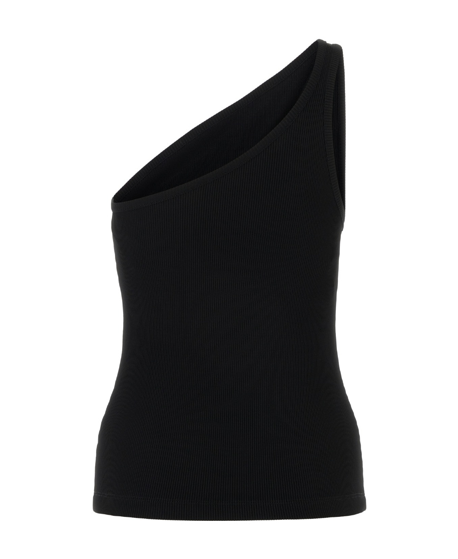 Givenchy Asymmetric Shoulder Top In Black