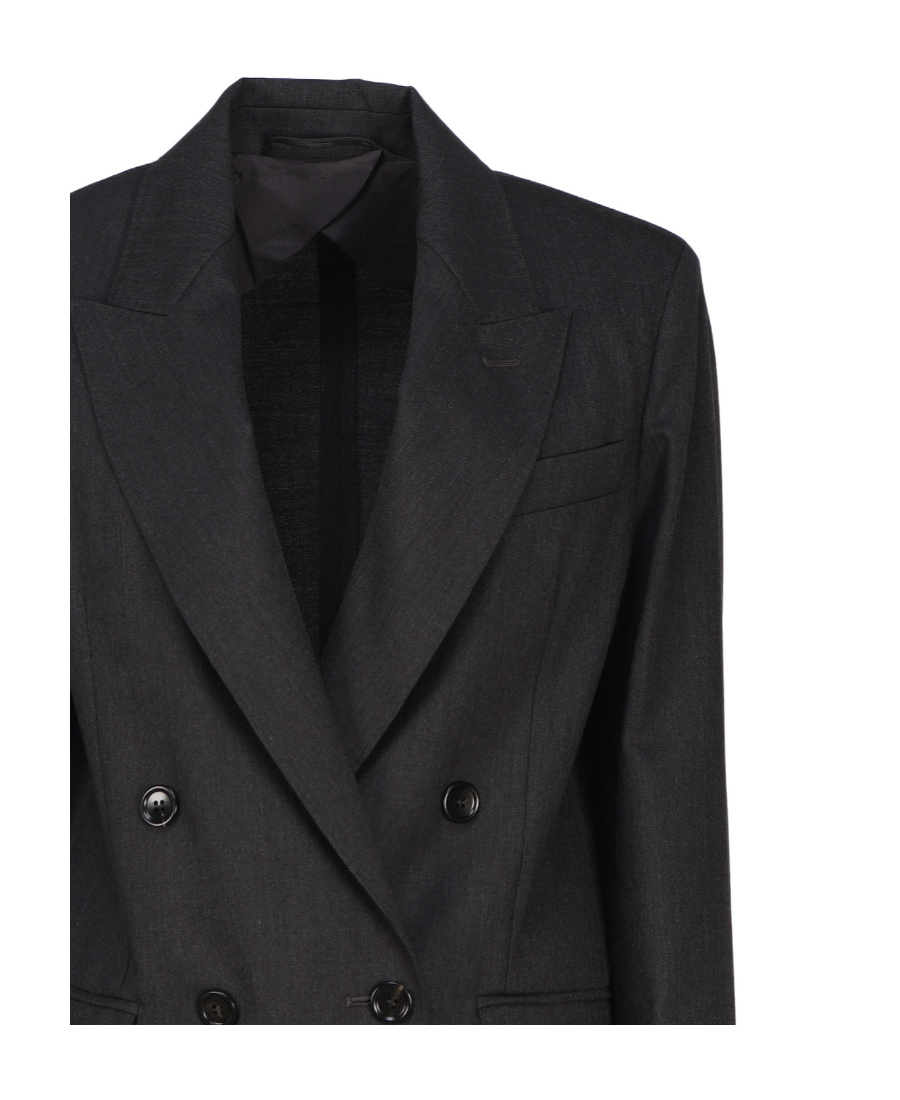 MAX MARA PEAK-LAPELS DOUBLE-BREASTED BLAZER