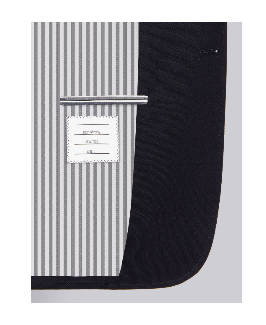 Thom Browne Single-breasted Wool Blazer In Black