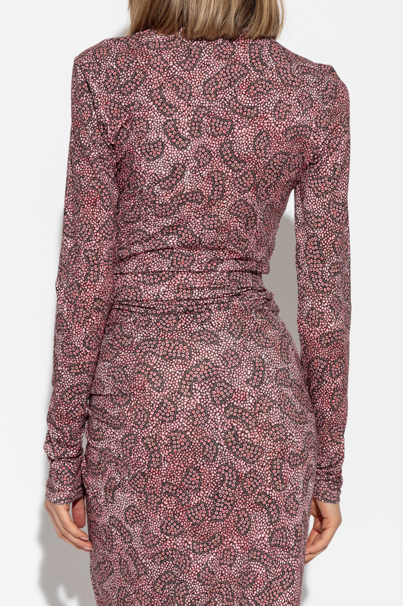 Shop Isabel Marant Étoile Lyss Top In Brown