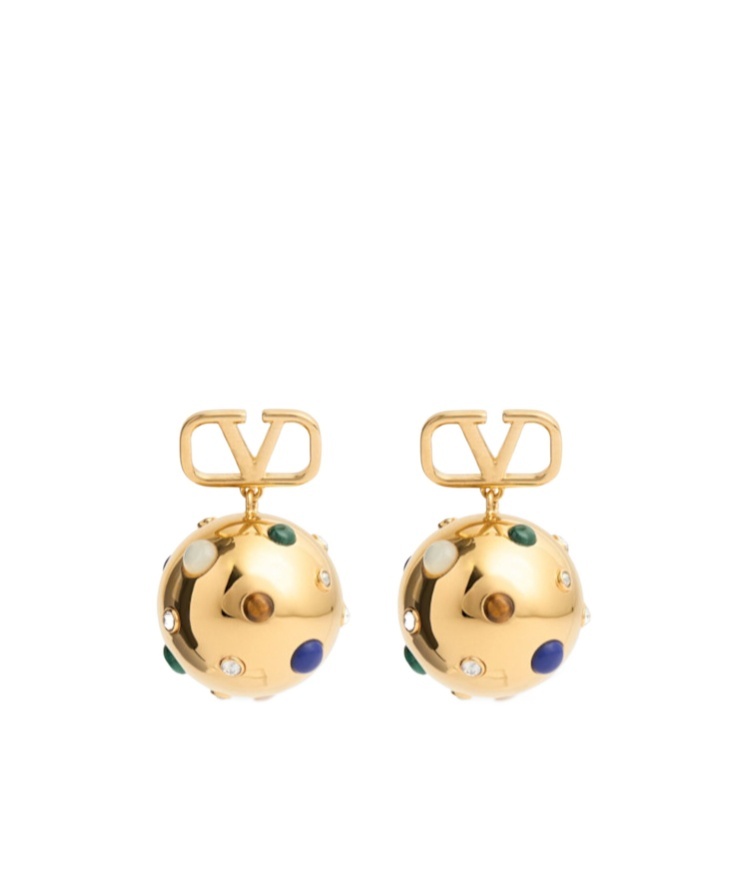 Valentino Garavani Logo Earrings