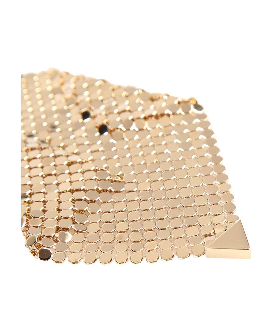 Rabanne Gold-tone Chain Mesh Earrings In Yellow