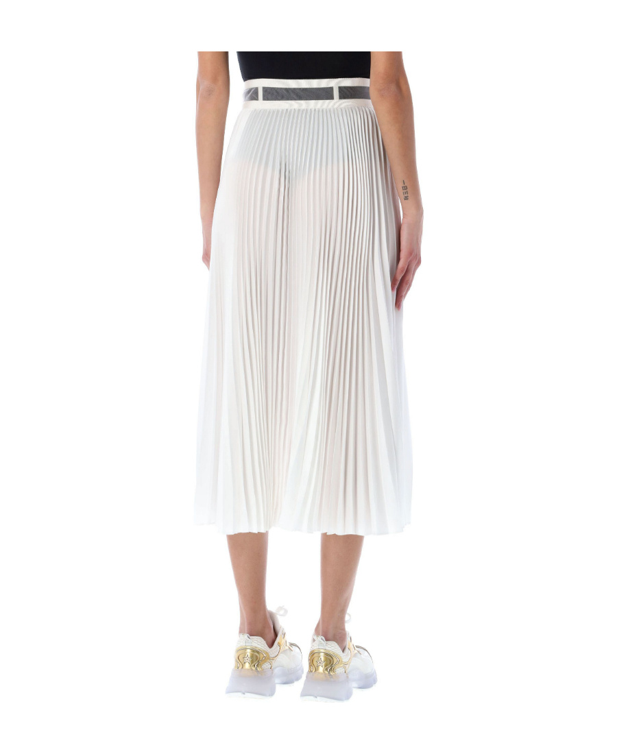 DIOR CHRISTIAN DIOR PLEATED HIGH WAIST MIDI SKIRT 