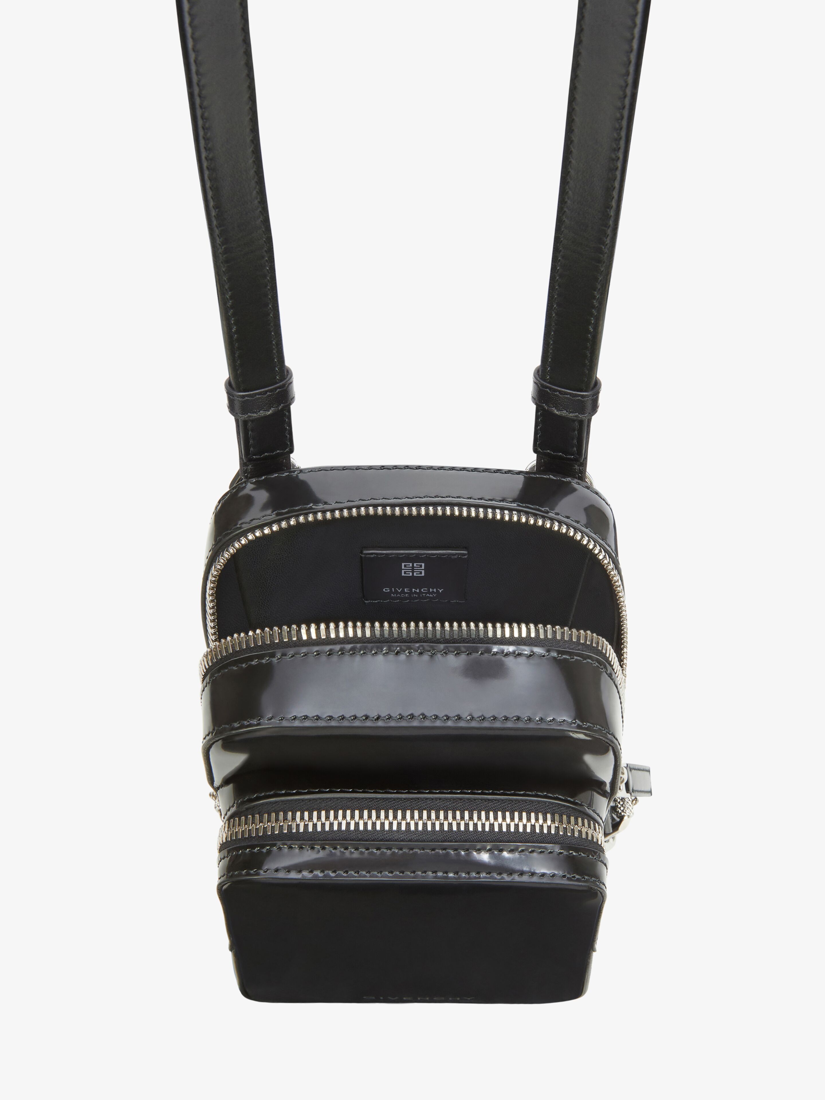 GIVENCHY SMALL PANDORA CAMERA BAG IN SHINY LEATHER
