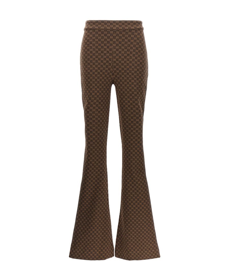 BALMAIN MINI MONOGRAM KNIT TROUSERS