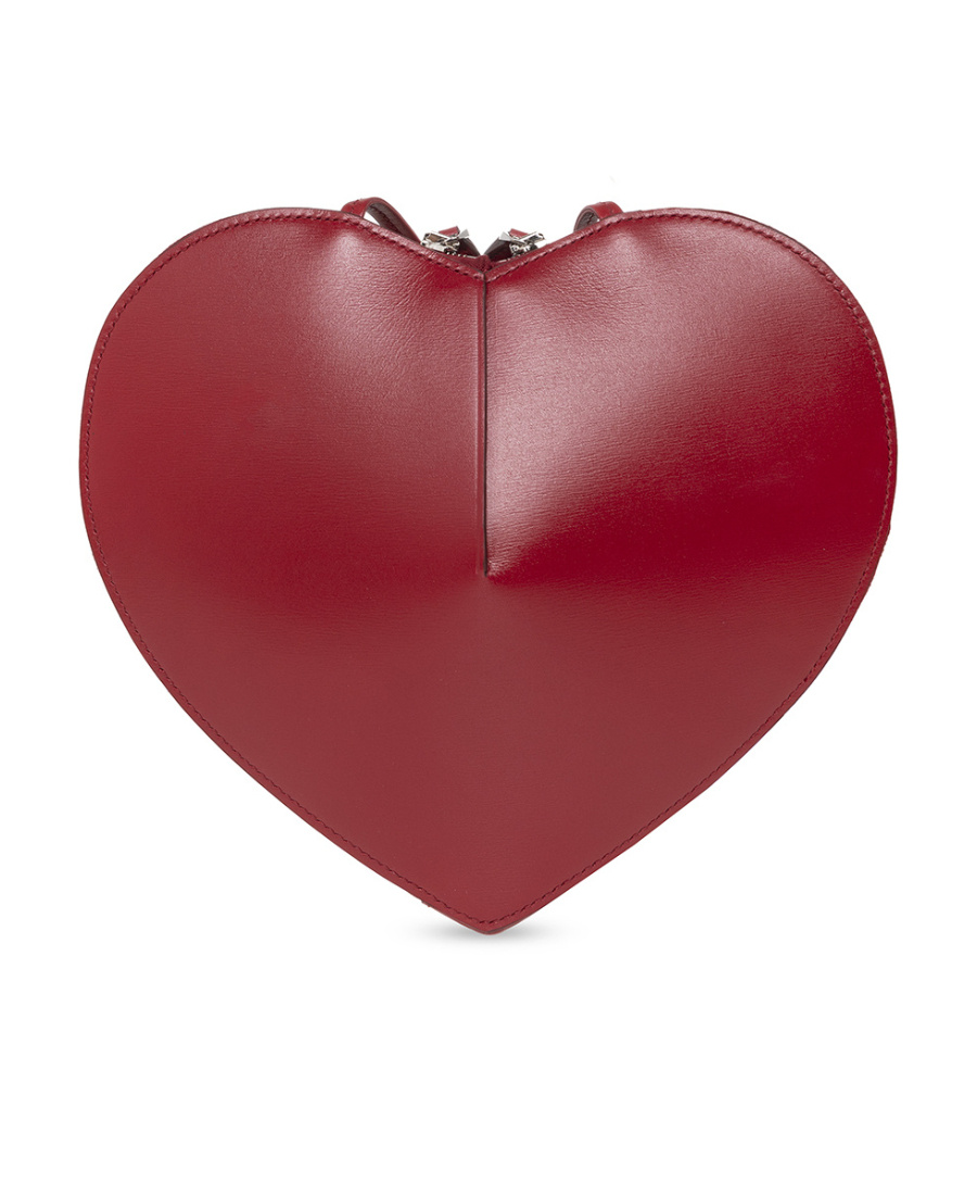 Alaïa Heart-shaped Satchel Bag In Red