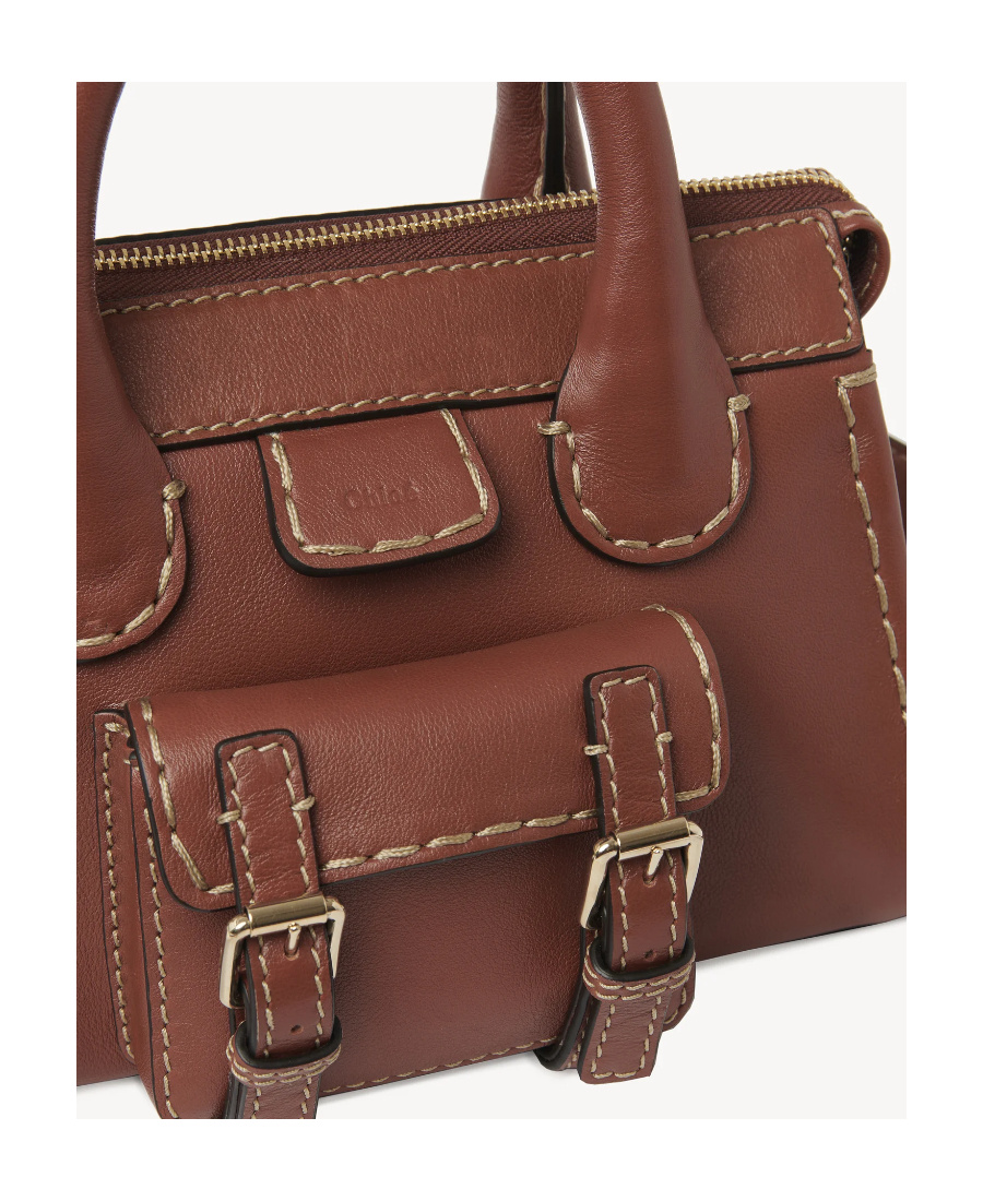 Chloé Edith Mini Bag In Brown