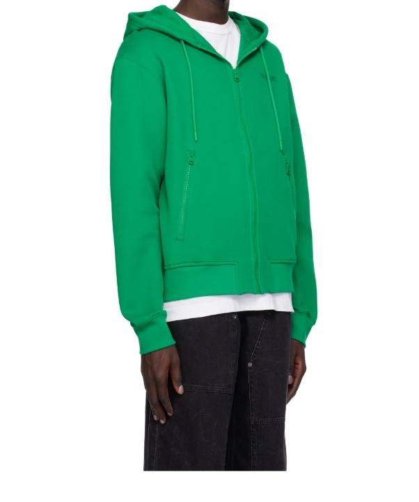 Mackage Long-sleeved Hooded Sweatshirt In Green