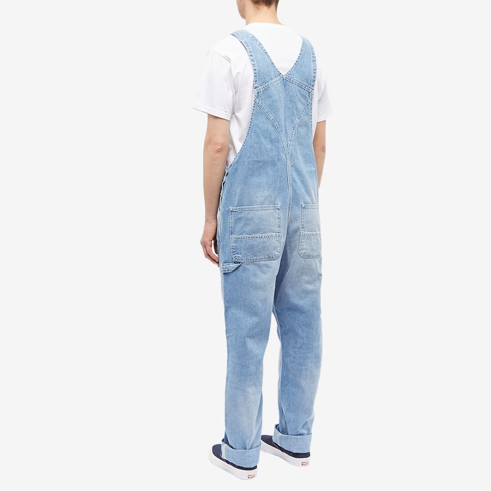 Carhartt Logo Denim Suspenders In Blue