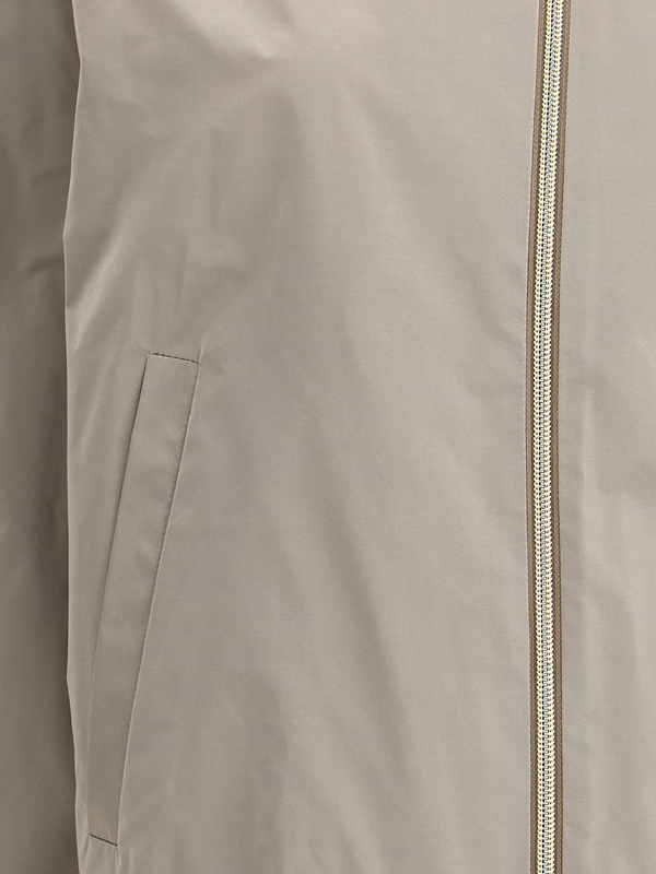 Herno Functional Waterproof Jacket With Adjustable Collar In Nude