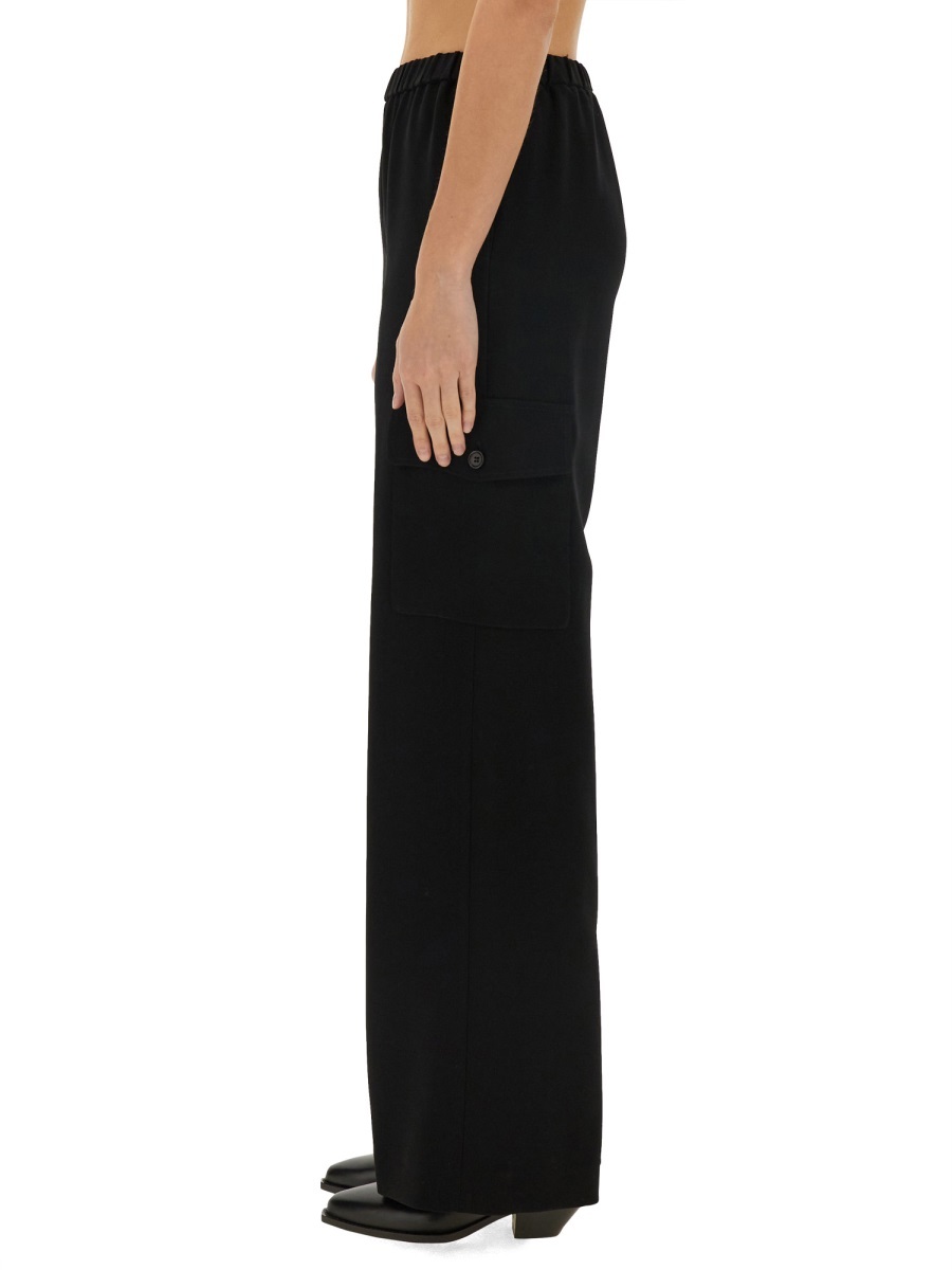 Aspesi Trousers With Multiple Pockets And Elastic Waistband